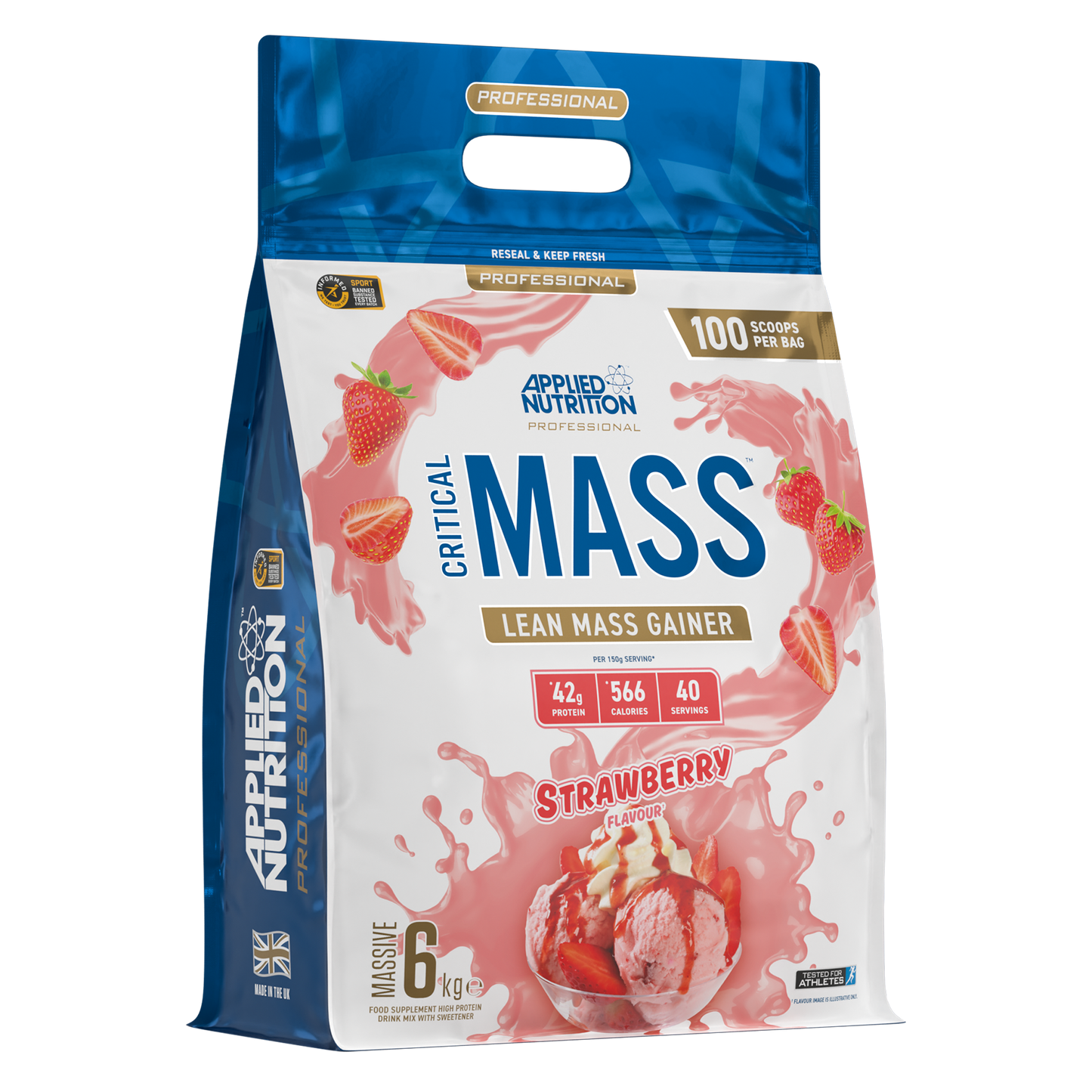 Applied Nutrition Critical Mass Original 6kg Strawberry
