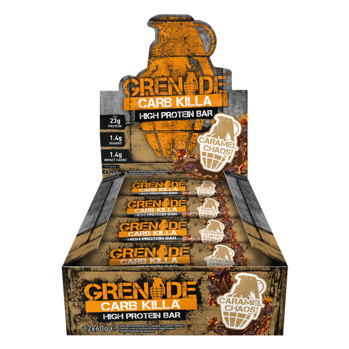 Grenade Protein Bar 12x60g Caramel Chaos