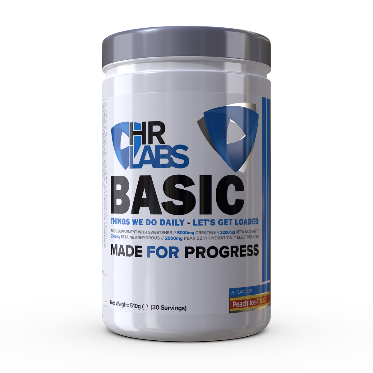 HR Labs Basic 510g Peach Ice-T O.G. creatine formula