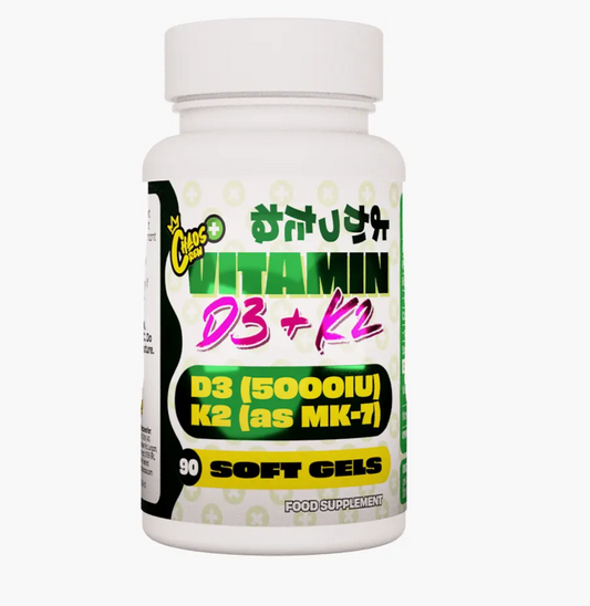 Chaos Crew Vitamin D3 + K2 90 Softgels