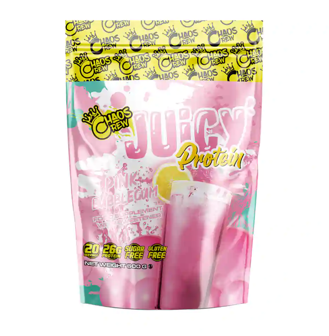 Chaos Crew Juicy Protein 600g Pink Bubblegum