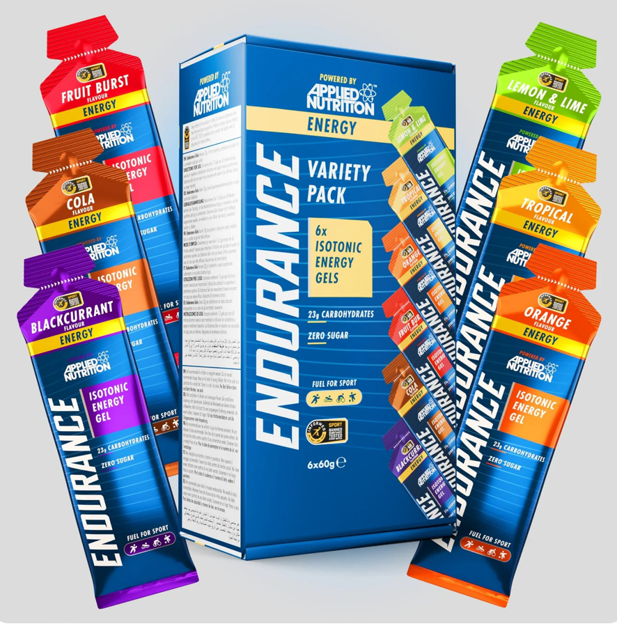 Applied Nutrition Endurance Energy Gel Variety Pack 6x60g Variety
