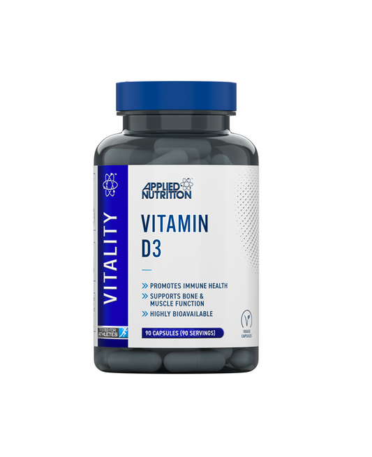 Applied Nutrition VITALITY Vitamin D3 90 Veg Caps