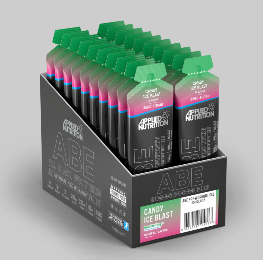 Applied Nutrition ABE (All Black Everything) Pre Workout Gel 20x60g Candy Ice Blast