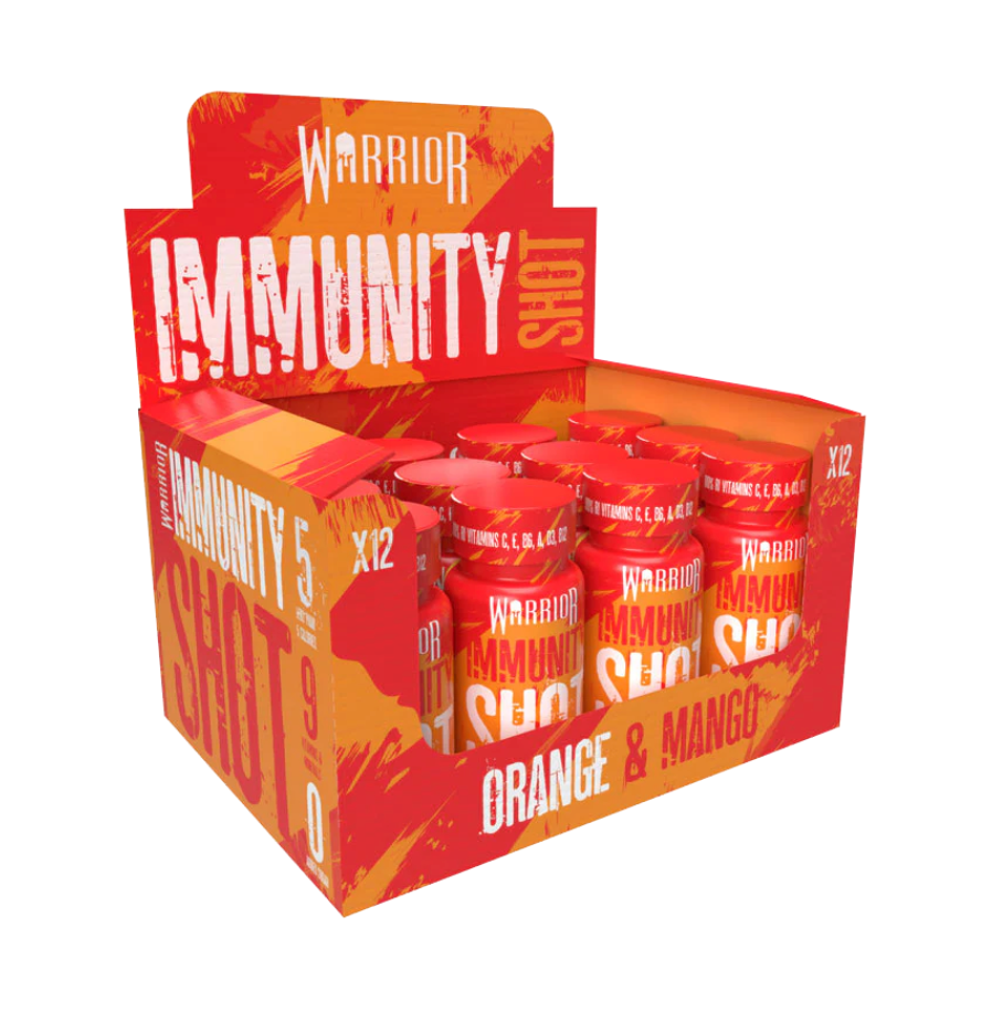 Warrior Immunity Shots 12x60ml Orange & Mango