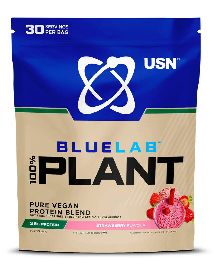 USN 100% Plant Protein 900g Strawberry