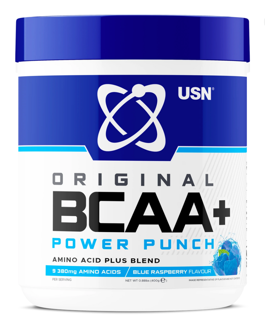 USN BCAA Power Punch 400g Blue Raspberry