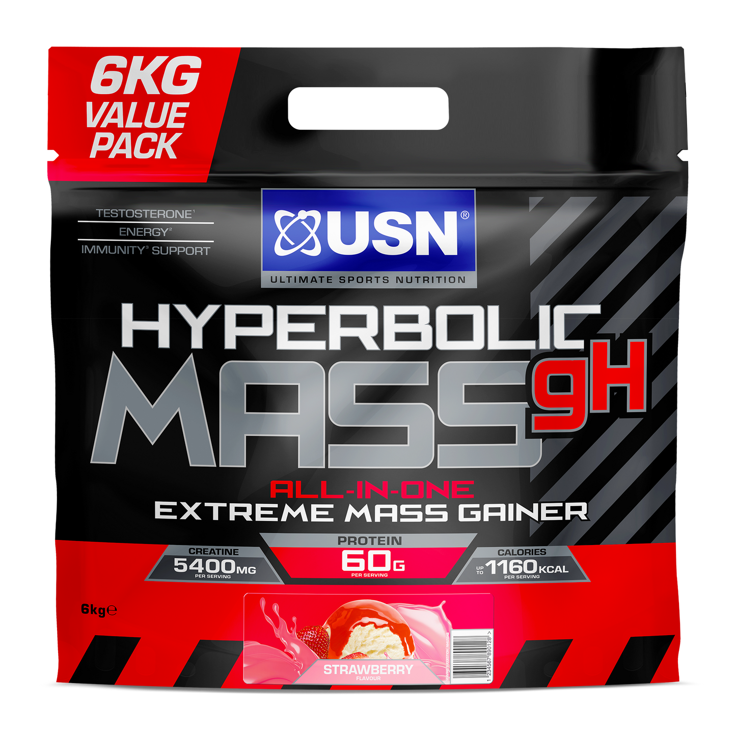 USN Hyperbolic Mass 6kg Strawberry
