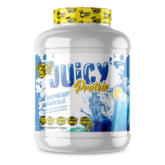 Chaos Crew Juicy Protein 1.8kg Blue Raspberry Dreamsicle