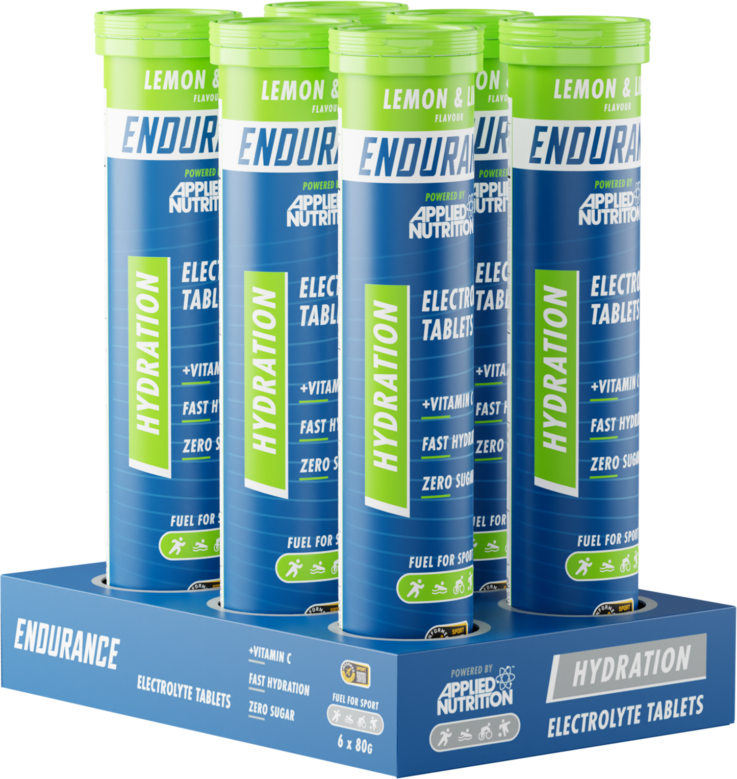 Applied Nutrition Effervescent Electrolyte Tabs 6x20 Tabs Lemon & Lime
