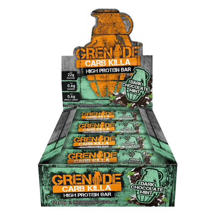 Grenade Protein Bar 12x60g Dark Choc Mint
