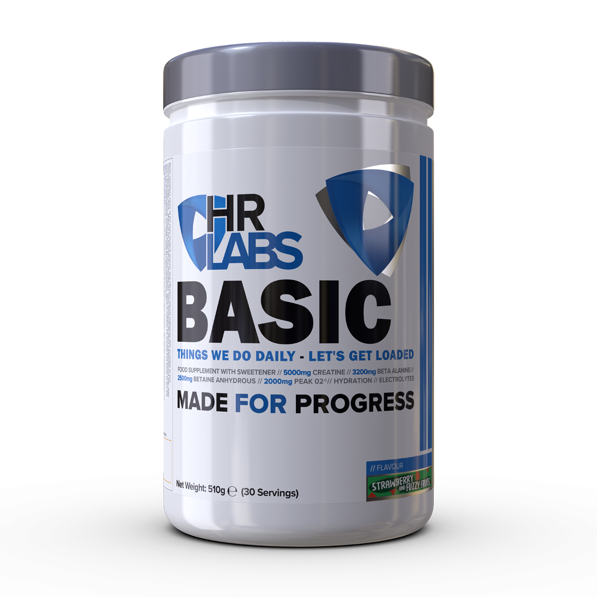 HR Labs Basic 510g Fuzzy Fruits creatine formula