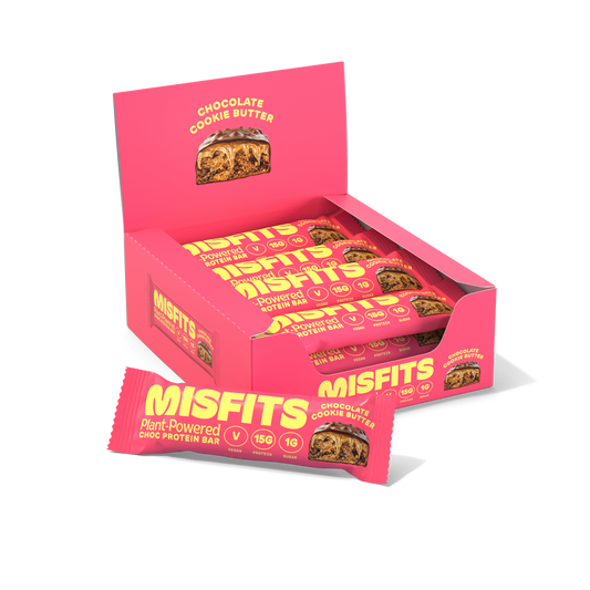 Misfits Plant-Based Protein Bar 15x50g Cookie Butter
