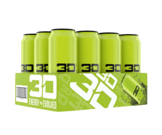 3D Energy Drink 12x473ml Green (Citrus)