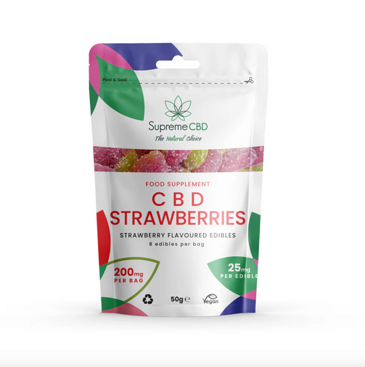 Supreme CBD CBD Gummies Grab Bag (200mg) 50g Strawberries