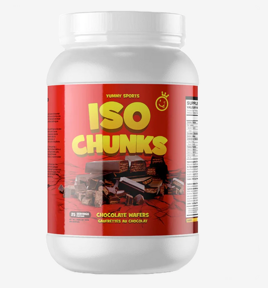 Yummy Sports ISO Chunk 25 Serv 800g Chocolate Wafers
