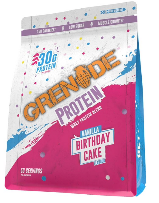 Grenade Protein 2kg Birthday Cake