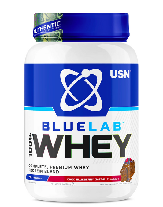USN Blue Lab Whey 908g Chocolate Blueberry Gateau
