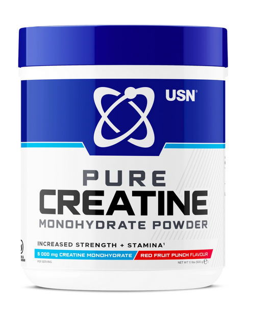 USN Creatine Micronized Monohydrate 500g Red Fruit Punch