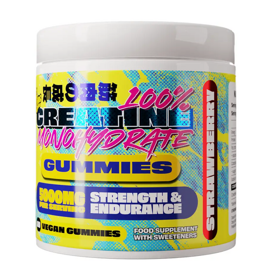 Chaos Crew Creatine Gummies 120 Softgels Strawberry