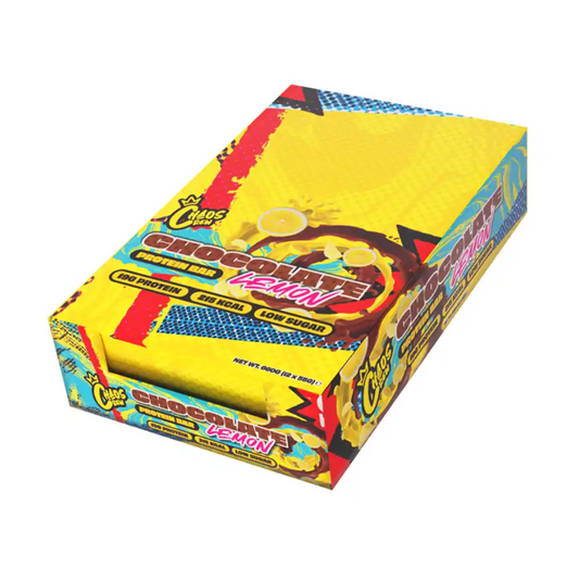 ChaosCrew Protein Bar 12x55g Chocolate Lemon