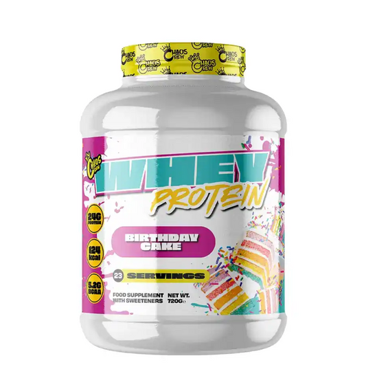Chaos Crew Whey Protein 720g Birthday Cake