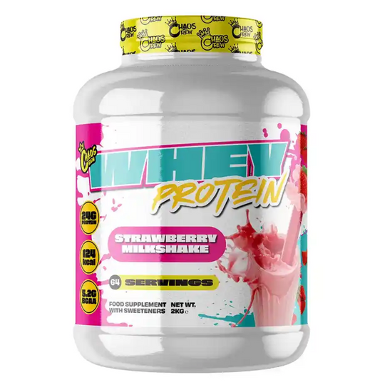 Chaos Crew Whey Protein 2kg Strawberry Milkshake
