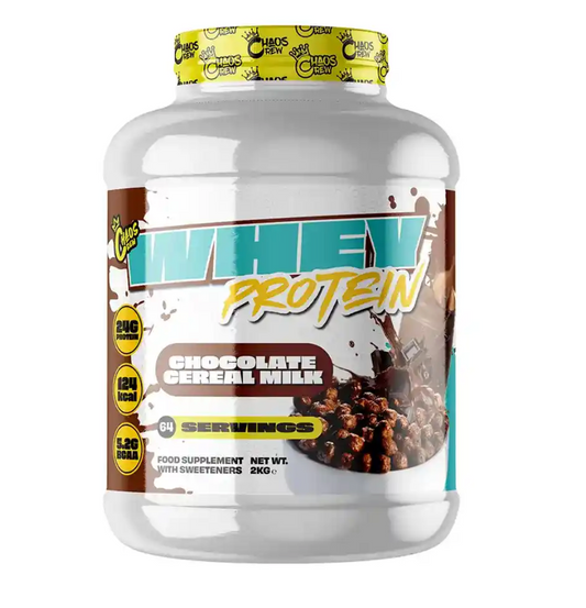 Chaos Crew Whey Protein 2kg Chocolate Cereal Milk