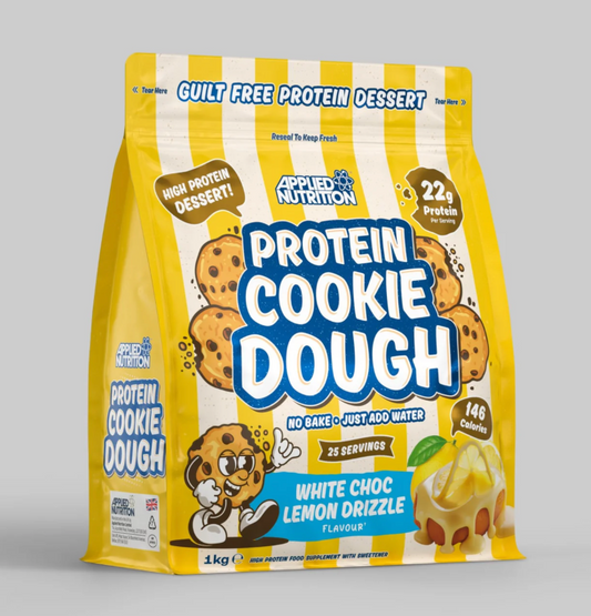 Applied Nutrition Protein Cookie Dough 1kg White Choc Lemon Drizzle