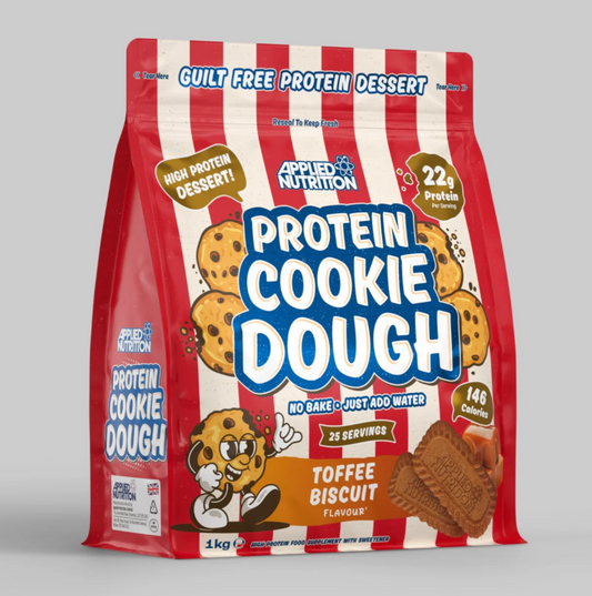 Applied Nutrition Protein Cookie Dough 1kg Toffee Biscuit