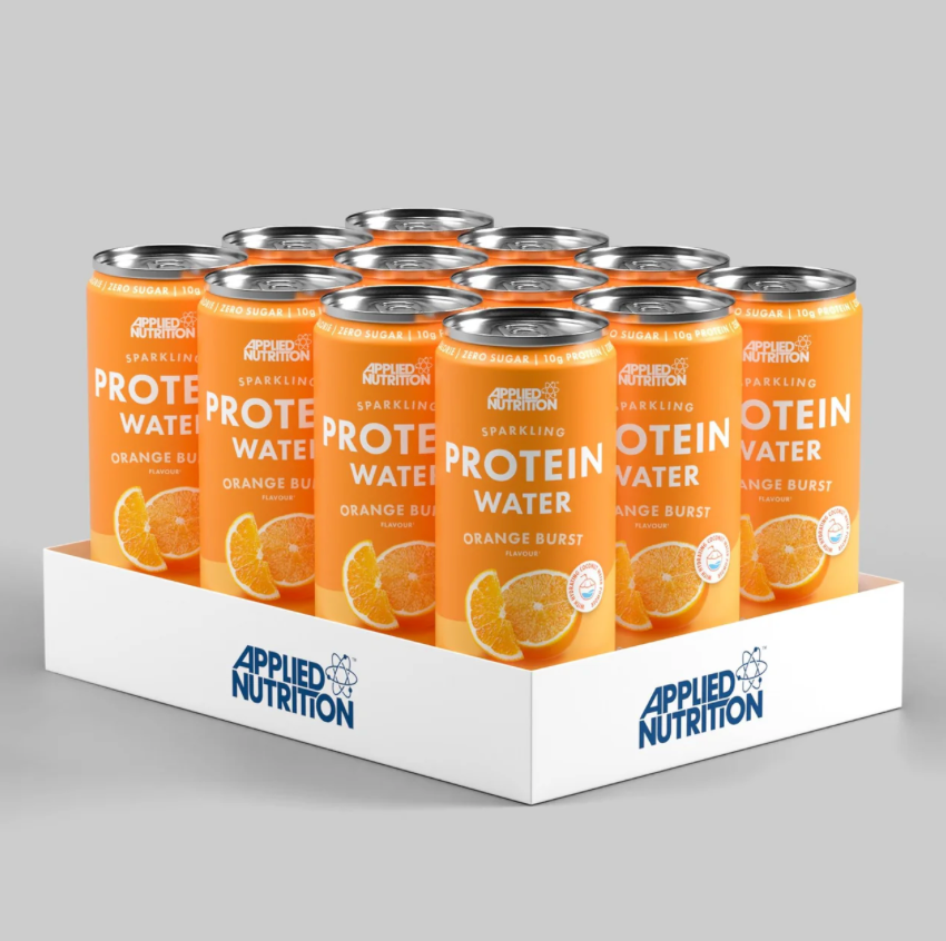 Applied Nutrition Sparkling Protein Water 12x330ml Orange Burst