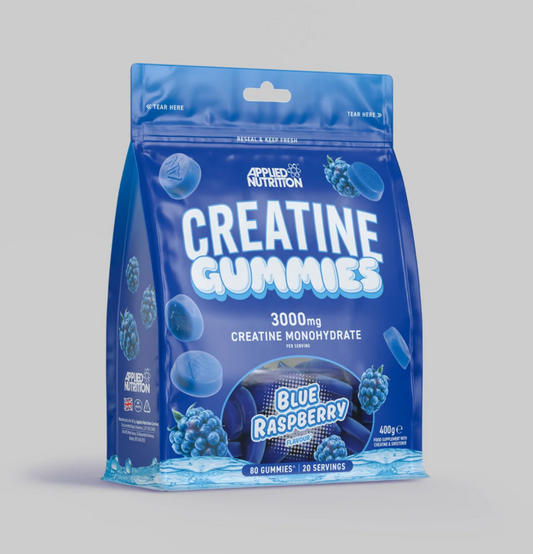 Applied Nutrition Creatine Gummies 80 Softgels Blue Raspberry