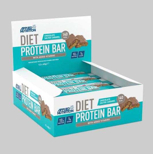 Applied Nutrition Diet Protein Bar 12x45g Chocolate Salted Caramel