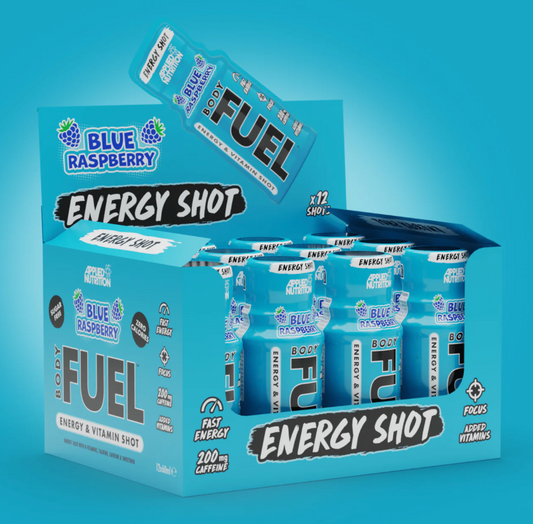 Applied Nutrition Body Fuel Energy Shots 12x60ml Blue Raspberry