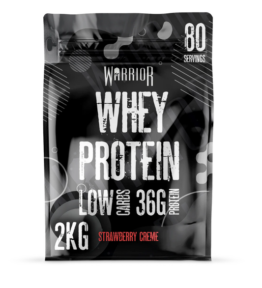 Warrior Whey 2kg Strawberry Creme