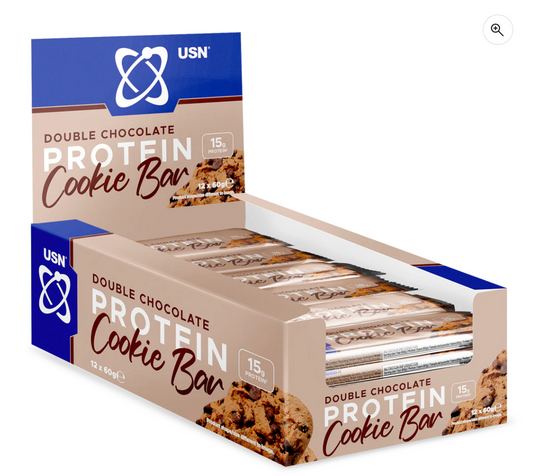 USN Trust Cookie Bars 12x60g Double Chocolate