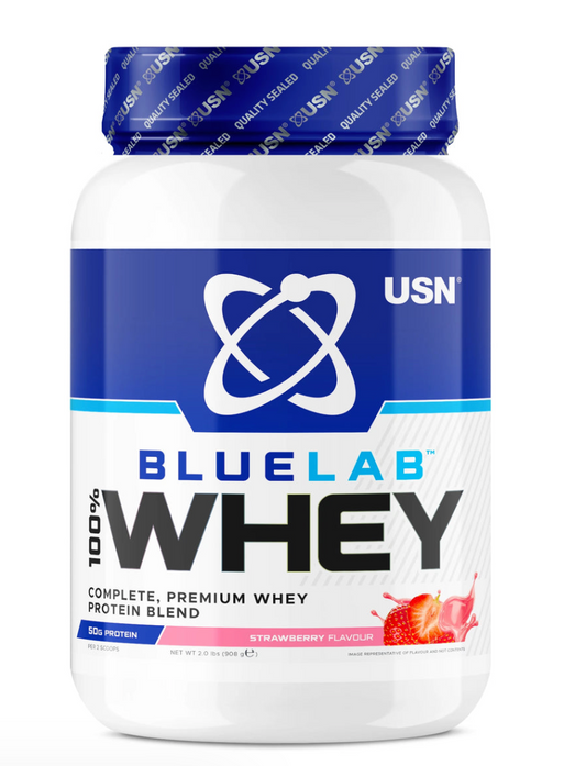 USN Blue Lab Whey 908g Strawberry