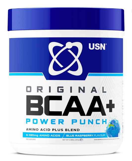 USN BCAA Power Punch 400g Blue Raspberry